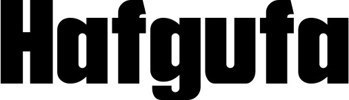 Vorschau des Bootsnamens "Hafgufa" als Schriftzug für "Style Neu 30"