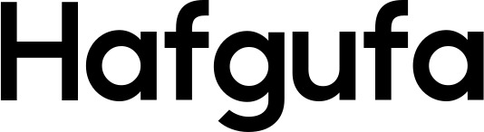 Vorschau des Bootsnamens "Hafgufa" als Schriftzug für "Bootsbeschriftung Fett 27"