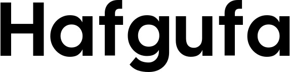 Vorschau des Bootsnamens "Hafgufa" als Schriftzug für "Bootsbeschriftung Fett 12"