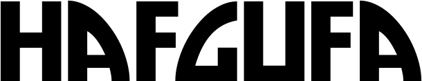 Vorschau des Bootsnamens "Hafgufa" als Schriftzug für "Bootsbeschriftung Neu 23"