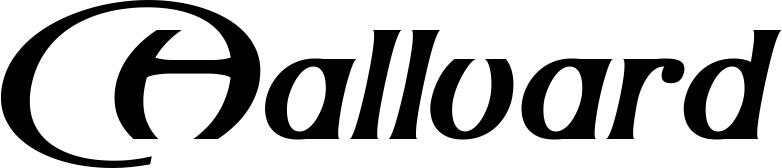 Vorschau des Bootsnamens "Hallvard" als Schriftzug für "Bootsbeschriftung Neu 08"