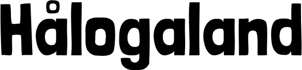 Vorschau des Bootsnamens "Hålogaland" als Schriftzug für "Bootsbeschriftung Neu 52"