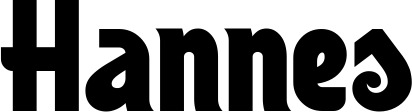 Vorschau des Bootsnamens "Hannes" als Schriftzug für "Bootsbeschriftung Neu 32"