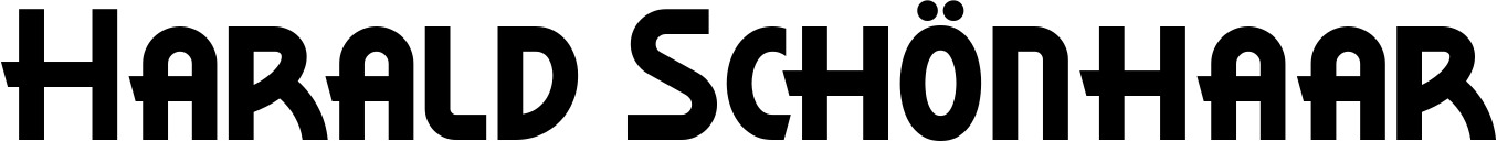 Vorschau des Bootsnamens "Harald Schönhaar" als Schriftzug für "Bootsbeschriftung Neu 26"