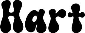 Vorschau des Bootsnamens "Hart" als Schriftzug für "Bootsbeschriftung Neu 62"