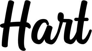 Vorschau des Bootsnamens "Hart" als Schriftzug für "Style Klassisch 43"