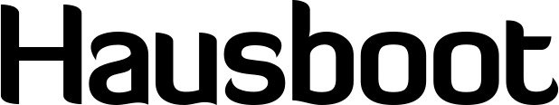 Vorschau des Bootsnamens "Hausboot" als Schriftzug für "Bootsbeschriftung Normal 06"