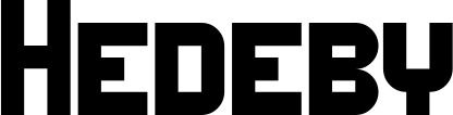 Vorschau des Bootsnamens "Hedeby" als Schriftzug für "Bootsbeschriftung Neu 34"