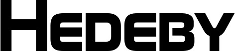 Vorschau des Bootsnamens "Hedeby" als Schriftzug für "Bootsbeschriftung Neu 16"