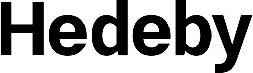 Vorschau des Bootsnamens "Hedeby" als Schriftzug für "Bootsbeschriftung Fett 16"