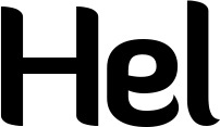 Vorschau des Bootsnamens "Hel" als Schriftzug für "Bootsbeschriftung Normal 06"