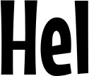 Vorschau des Bootsnamens "Hel" als Schriftzug für "Bootsbeschriftung Neu 57"