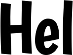 Vorschau des Bootsnamens "Hel" als Schriftzug für "Bootsbeschriftung Neu 36"