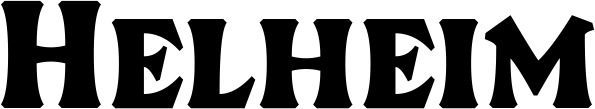 Vorschau des Bootsnamens "Helheim" als Schriftzug für "Bootsbeschriftung Neu 37"
