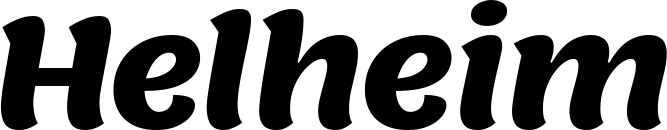 Vorschau des Bootsnamens "Helheim" als Schriftzug für "Bootsbeschriftung Neu 49"