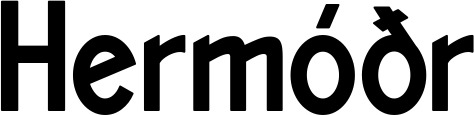 Vorschau des Bootsnamens "Hermóðr" als Schriftzug für "Bootsbeschriftung Neu 65"