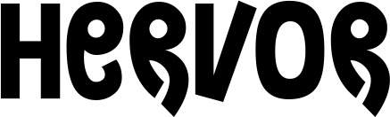 Vorschau des Bootsnamens "Hervor" als Schriftzug für "Bootsbeschriftung Neu 59"
