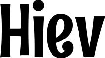 Vorschau des Bootsnamens "Hiev" als Schriftzug für "Bootsbeschriftung Neu 68"