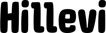 Vorschau des Bootsnamens "Hillevi" als Schriftzug für "Style Neu 55"