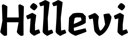 Vorschau des Bootsnamens "Hillevi" als Schriftzug für "Bootsbeschriftung Neu 47"