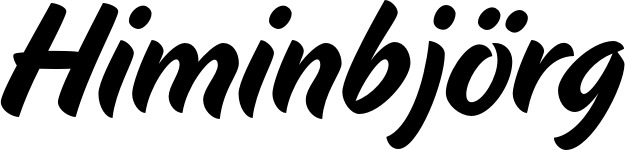 Vorschau des Bootsnamens "Himinbjörg" als Schriftzug für "Bootsbeschriftung Klassisch 19"