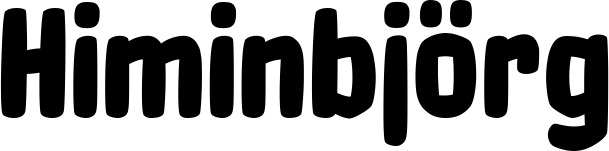 Vorschau des Bootsnamens "Himinbjörg" als Schriftzug für "Bootsbeschriftung Neu 55"