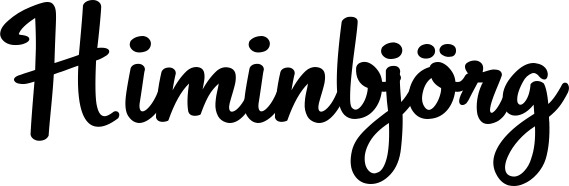 Vorschau des Bootsnamens "Himinbjörg" als Schriftzug für "Bootsbeschriftung Klassisch 75"