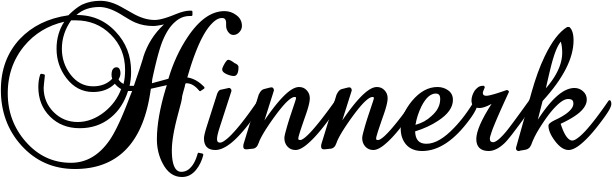 Vorschau des Bootsnamens "Hinnerk" als Schriftzug für "Bootsbeschriftung Klassisch 02-A"