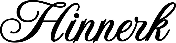 Vorschau des Bootsnamens "Hinnerk" als Schriftzug für "Bootsbeschriftung Klassisch 70"