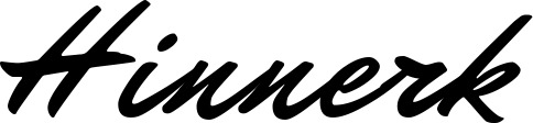 Vorschau des Bootsnamens "Hinnerk" als Schriftzug für "Bootsbeschriftung Klassisch 82"