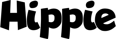 Vorschau des Bootsnamens "Hippie" als Schriftzug für "Bootsbeschriftung Neu 48"