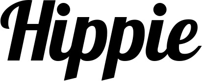 Vorschau des Bootsnamens "Hippie" als Schriftzug für "Bootsbeschriftung Neu 60"