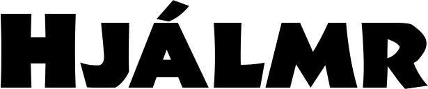Vorschau des Bootsnamens "Hjálmr" als Schriftzug für "Bootsbeschriftung Neu 07"