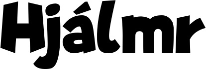 Vorschau des Bootsnamens "Hjálmr" als Schriftzug für "Bootsbeschriftung Neu 48"