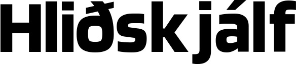 Vorschau des Bootsnamens "Hliðskjálf" als Schriftzug für "Bootsbeschriftung Fett 11"