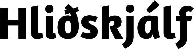 Vorschau des Bootsnamens "Hliðskjálf" als Schriftzug für "Bootsbeschriftung Fett 09"