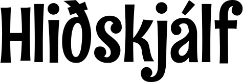 Vorschau des Bootsnamens "Hliðskjálf" als Schriftzug für "Bootsbeschriftung Neu 68"