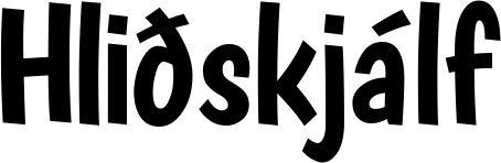 Vorschau des Bootsnamens "Hliðskjálf" als Schriftzug für "Bootsbeschriftung Neu 36"