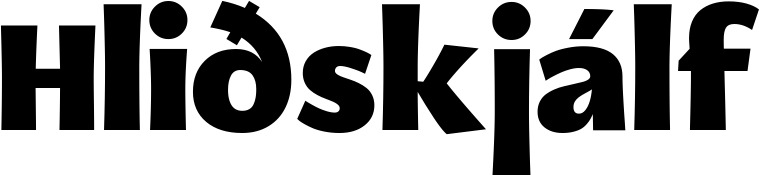 Vorschau des Bootsnamens "Hliðskjálf" als Schriftzug für "Bootsbeschriftung Fett 05"