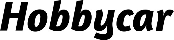 Vorschau des Bootsnamens "Hobbycar" als Schriftzug für "Bootsbeschriftung Kursiv 01"