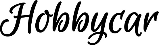 Vorschau des Bootsnamens "Hobbycar" als Schriftzug für "Bootsbeschriftung Klassisch 105"
