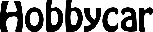 Vorschau des Bootsnamens "Hobbycar" als Schriftzug für "Bootsbeschriftung Fett 01"