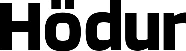 Vorschau des Bootsnamens "Hödur" als Schriftzug für "Bootsbeschriftung Neu 35"