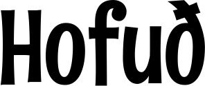 Vorschau des Bootsnamens "Hofuð" als Schriftzug für "Bootsbeschriftung Neu 68"