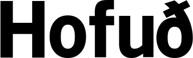 Vorschau des Bootsnamens "Hofuð" als Schriftzug für "Bootsbeschriftung Neu 09"