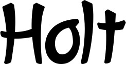 Vorschau des Bootsnamens "Holt" als Schriftzug für "Bootsbeschriftung Klassisch 72"