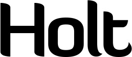 Vorschau des Bootsnamens "Holt" als Schriftzug für "Bootsbeschriftung Normal 06"