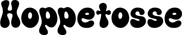 Vorschau des Bootsnamens "Hoppetosse" als Schriftzug für "Bootsbeschriftung Neu 62"