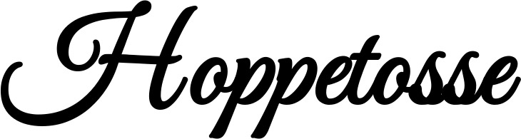Bootsname 'Hoppetosse' angezeigt als 'Bootsbeschriftung Klassisch 68'