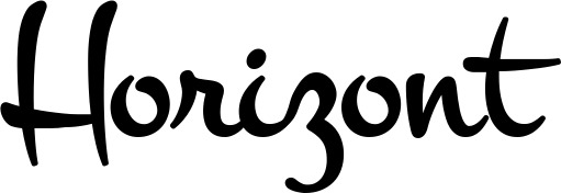 Vorschau des Bootsnamens "Horizont" als Schriftzug für "Style Klassisch 81"